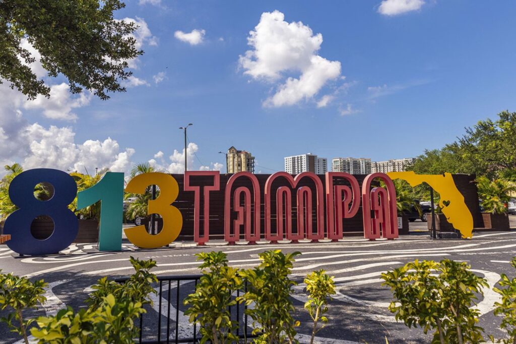 Tampa Bay Florida sign