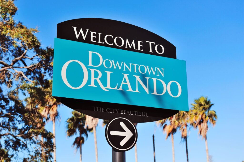 Welcome to Downtown Orlando Sign
