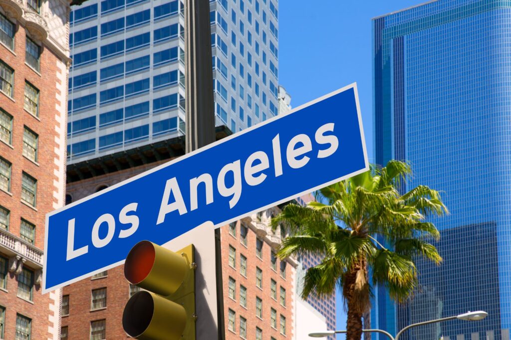 Los Angeles Blvd Sign